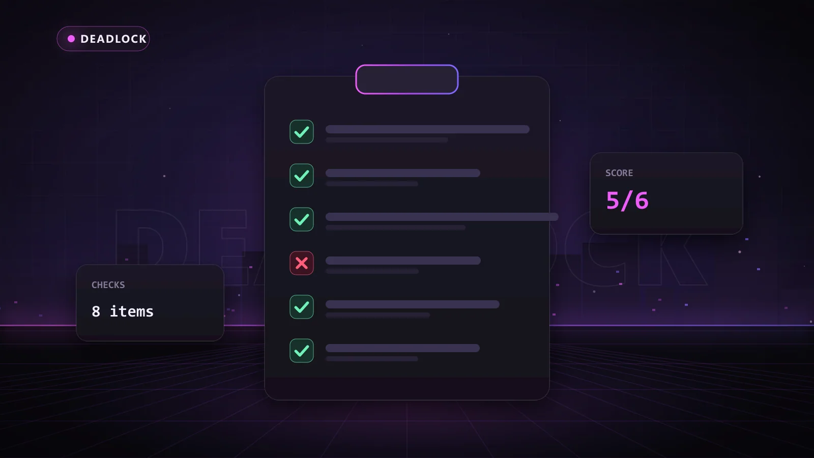 Ranked habits checklist for Deadlock