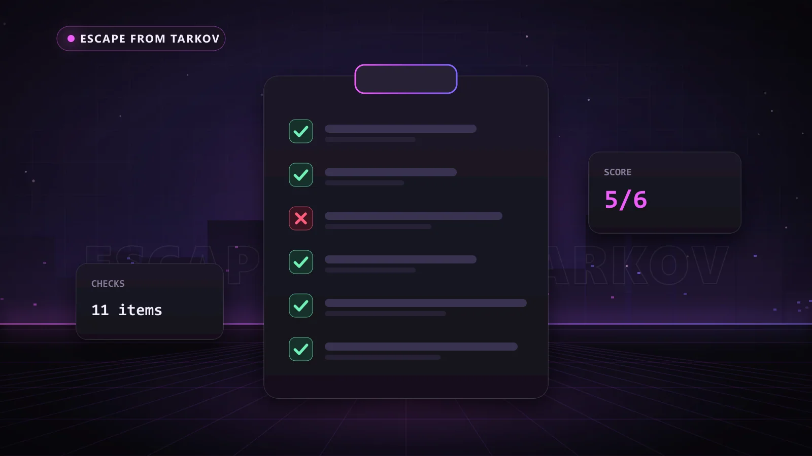 Prestige requirements checklist