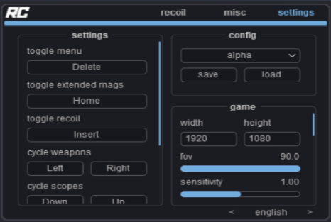 Recoil.club Rust Script
