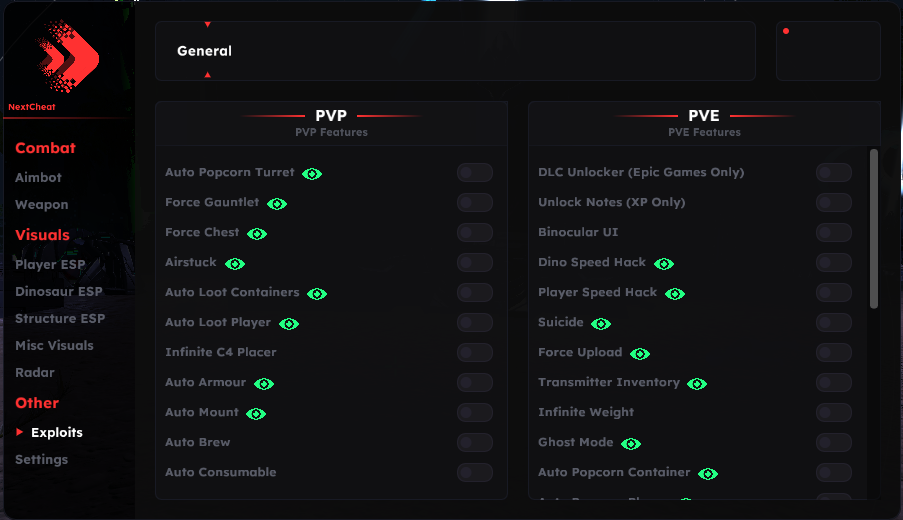 ARK Ascended Next Cheat