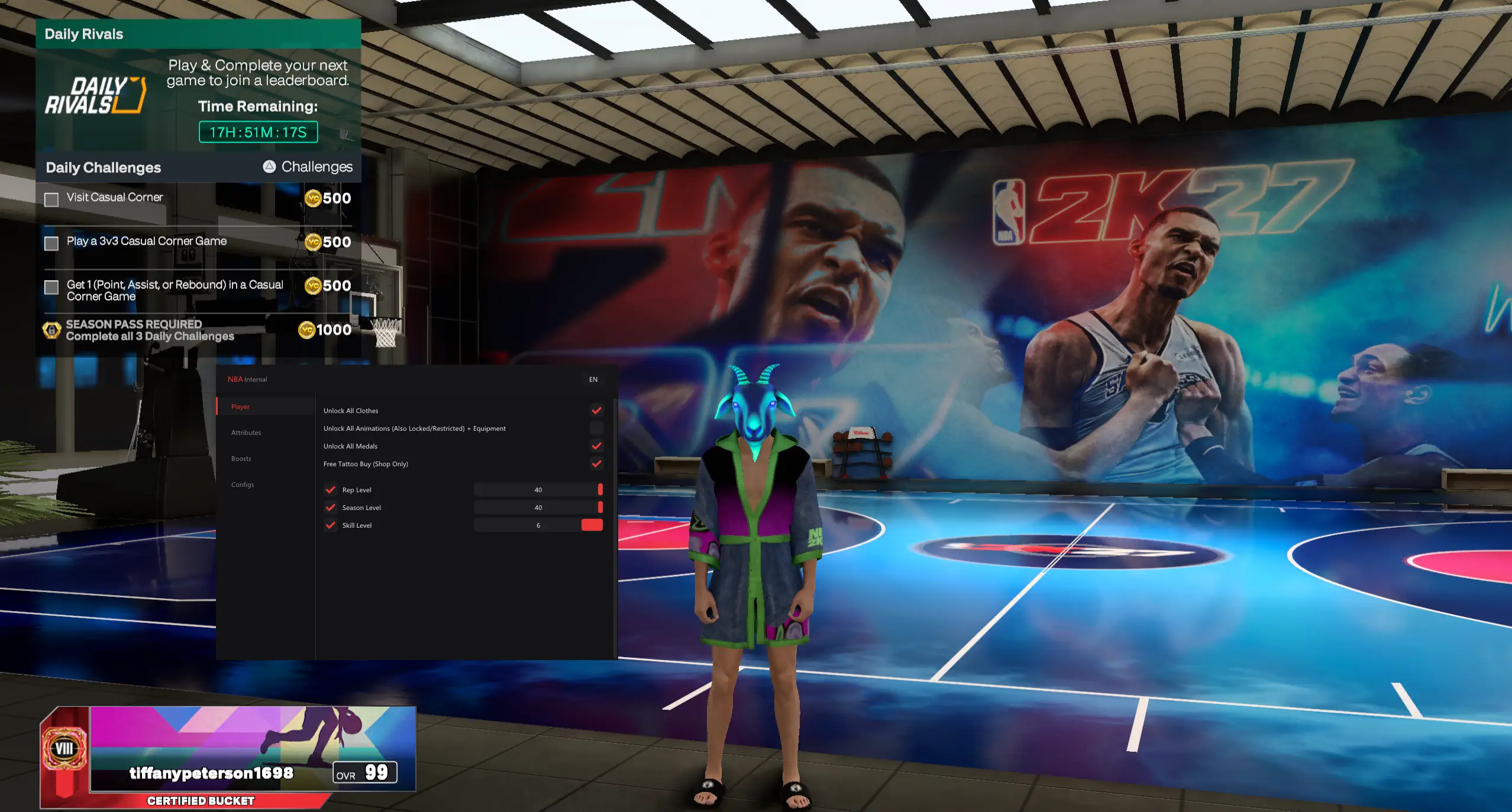 NBA 2K27 perfect release and shooting script settings