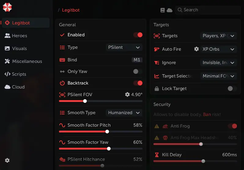 Deadlock Umbrella Aimbot
