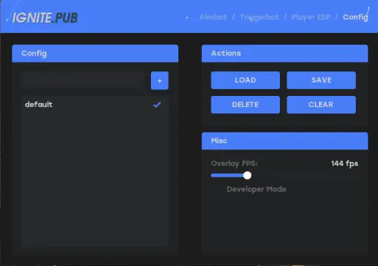 Battlefield 6 Ignite Config & Misc Menu