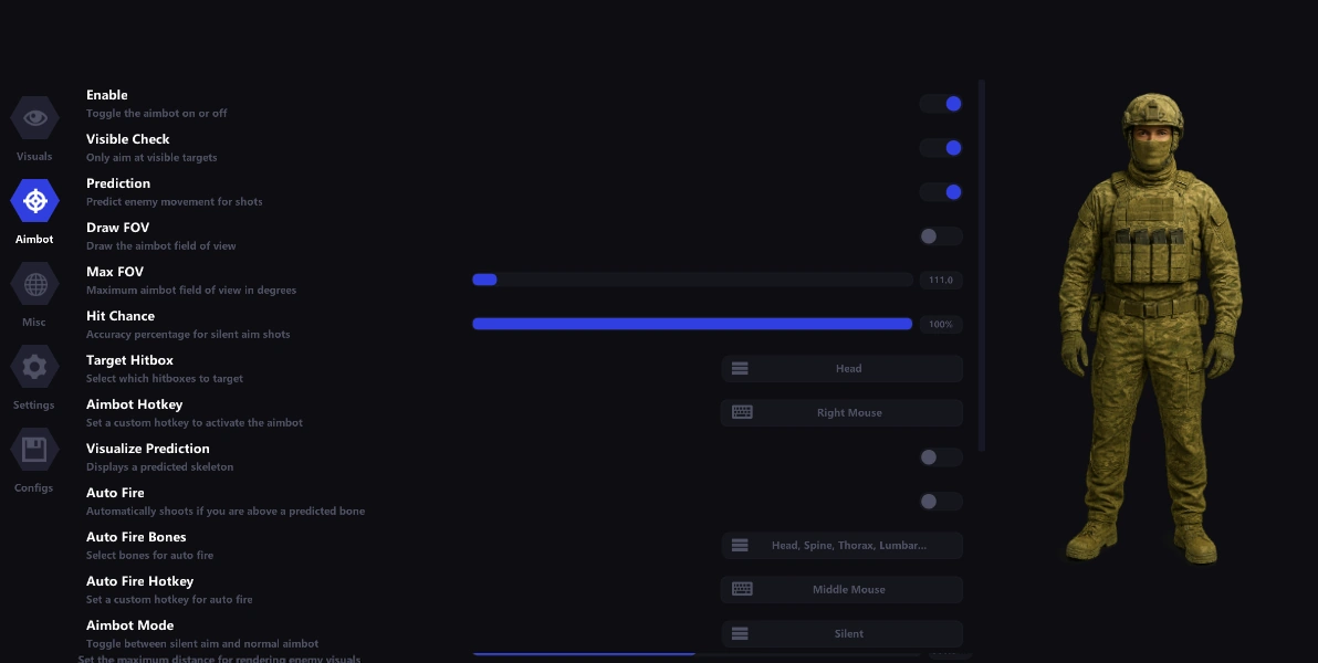 Battlefield 6 Klar Aimbot Configuration