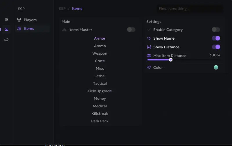 BO7 Astral Item ESP Menu