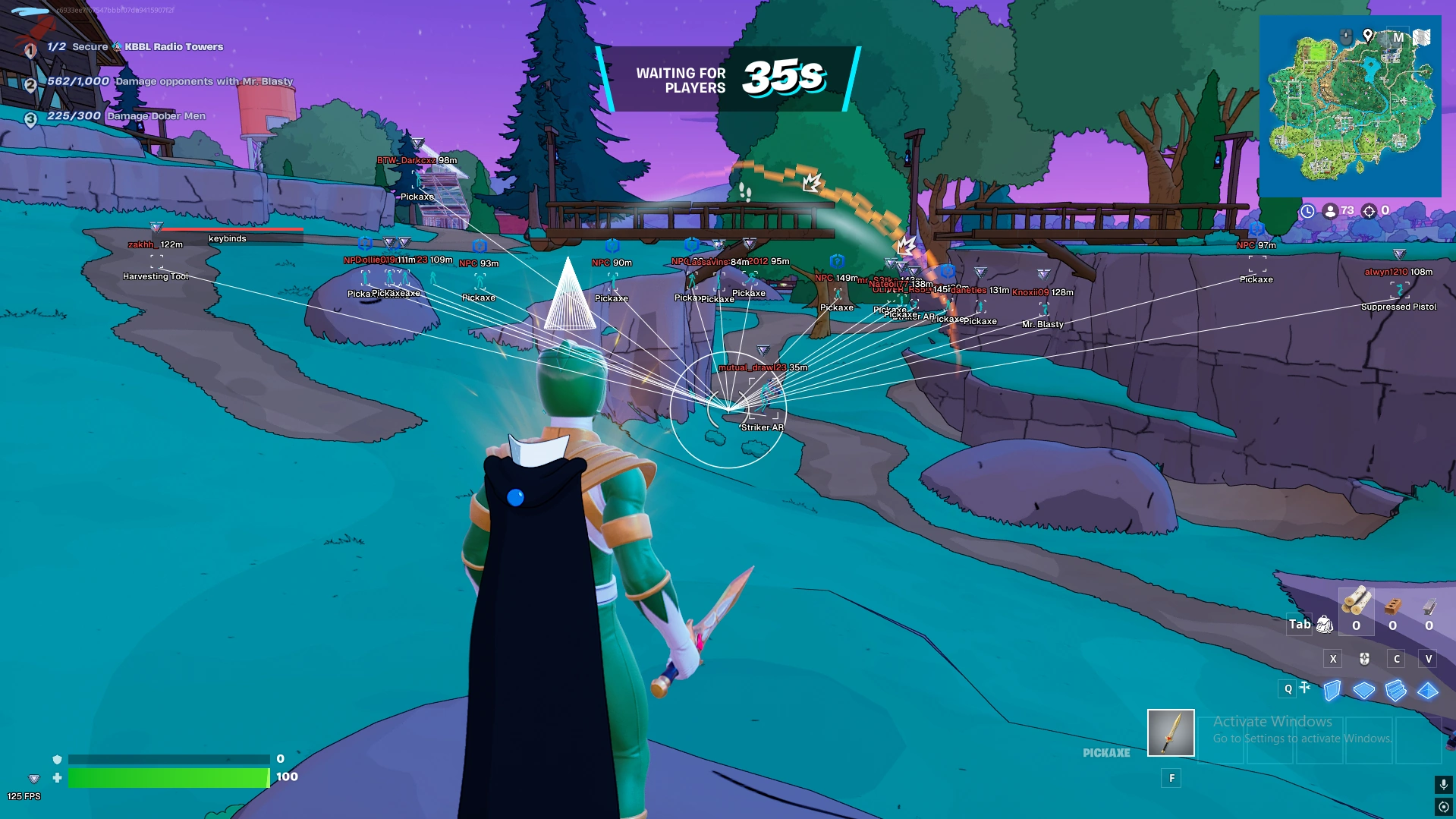 Fortnite ESP and wallhack feature preview
