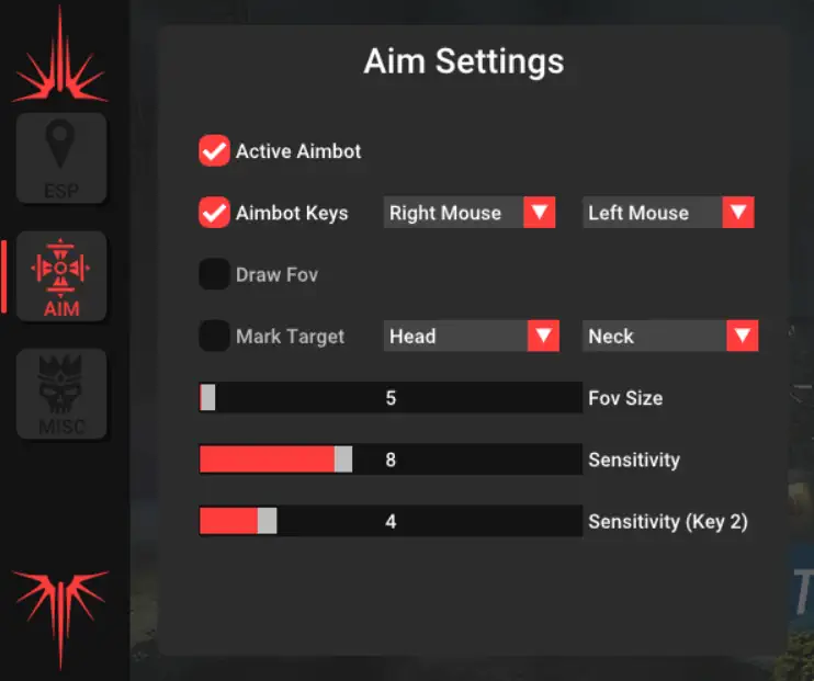 R6 Crusader Aim Settings