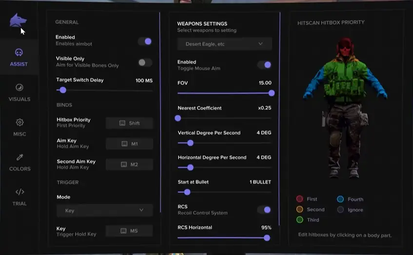 Delta Force Fecurity Aimbot Configuration