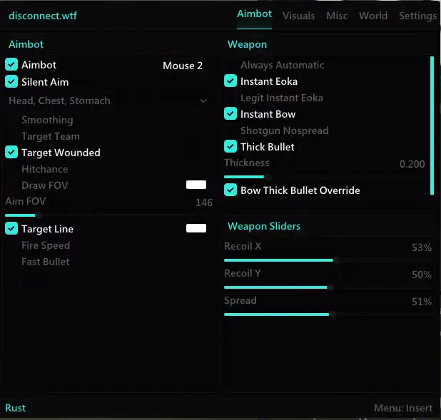 Rust Disconnect External Aimbot