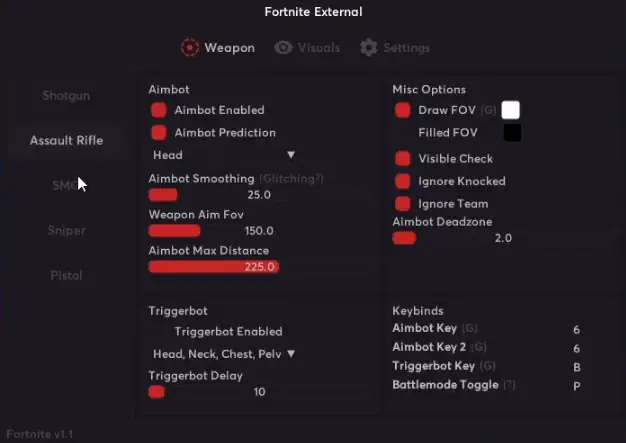 Disconnect Fortnite External Aimbot