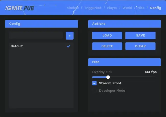 Apex Ignite Config & Profile System