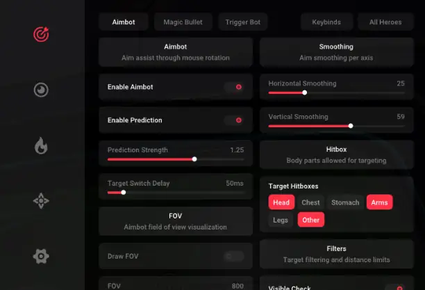 Marvel Rivals Hero Aimbot
