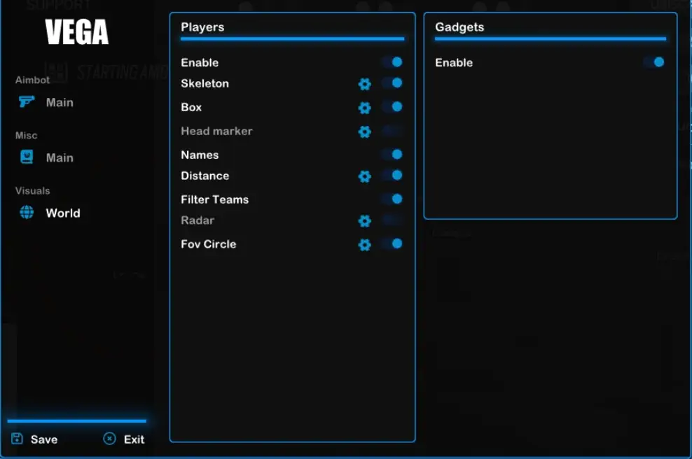 R6 Vega Visuals