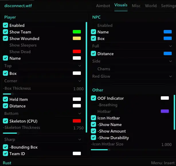 Rust Disconnect External Visuals