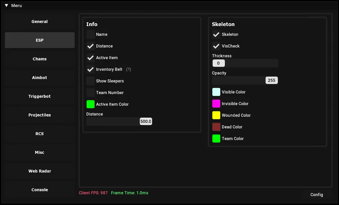 Rust Vex DMA Player ESP