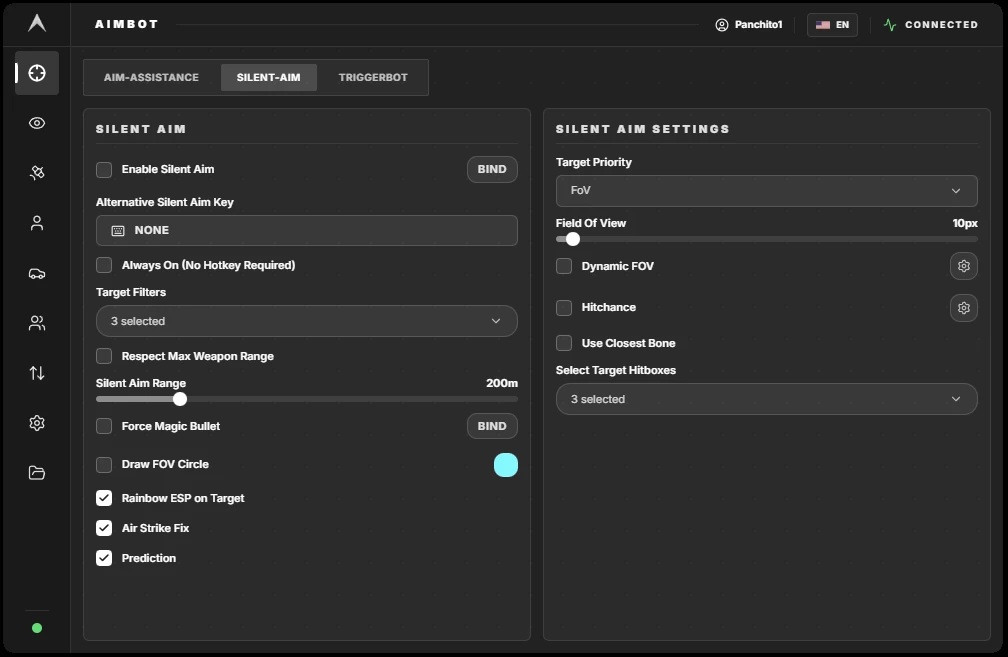 GTA / FiveM Ambient DMA Silent Aim