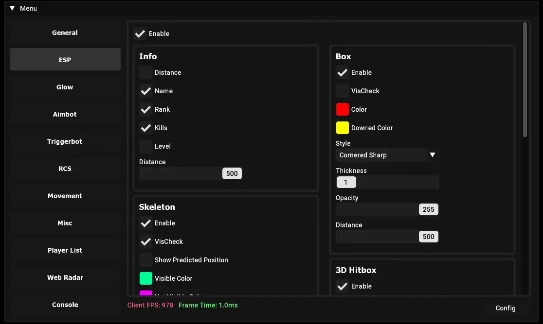 Apex Vex DMA Player ESP