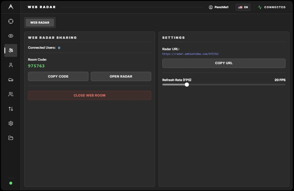 GTA / FiveM Ambient DMA Web Radar